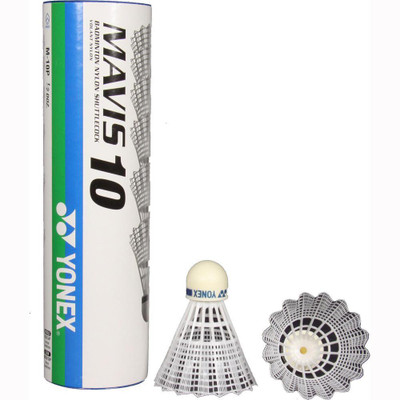 

Yonex Mavis 10 Nylon Shuttle - Yellow(Medium, 77, Pack of 1)