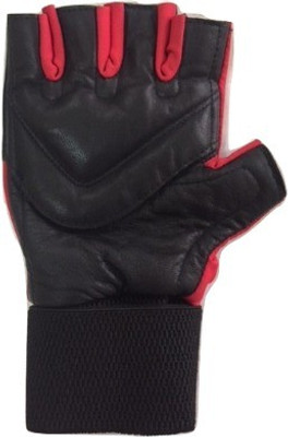 

Le Buckle Premium Gym gloves Gym & Fitness Gloves (L, Black, Red)