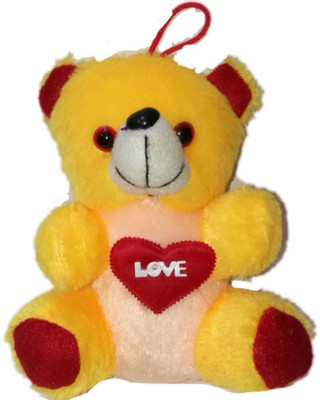 

COST TO COST Kids soft toy yellow love teddy - 7 inch(Yellow)