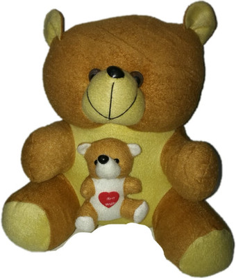 COST TO COST Super soft brown mother teddy for kids - 13 inch(Brown)