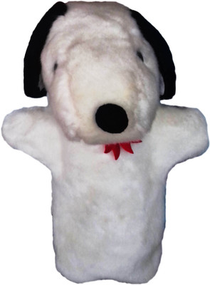 

kidoz kingdom HAND PUPPET SNOOPY DOG - 25 cm(White)