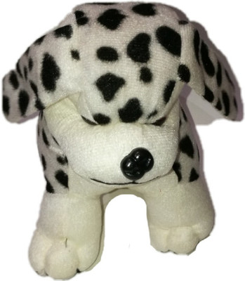 

COST TO COST Black and white dog soft toy - 9 inch(White, Black), Black;white