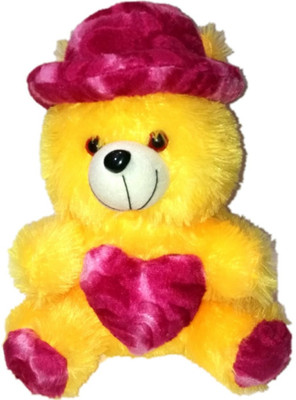 

COST TO COST Kids yellow teddy with red cap - 12 inch(Yellow)