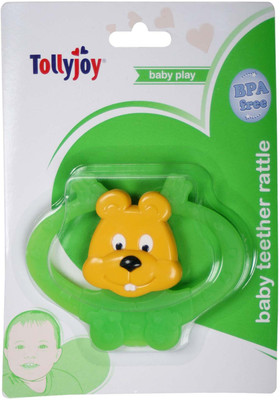 

Tollyjoy Teether Rattle~Bunny Teether(Green)