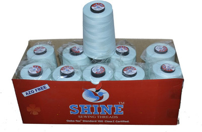 

Shine Sewing Thread Blue Thread(5000 m Pack of10)
