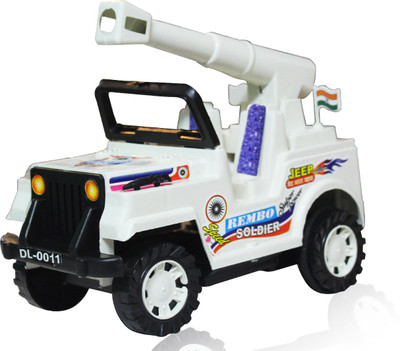 

Akshat SUPER POWER REMBO SOLDIER JEEP FOR KIDS(Multicolor)