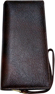

Majaria Men Brown Genuine Leather Document Holder(6 Card Slots)