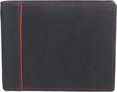 

Hidelink Men Blue Genuine Leather Wallet(6 Card Slots), Deep blue
