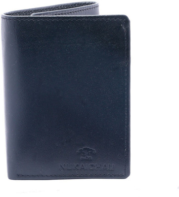 

NUKAICHAU Men Black Genuine Leather Wallet(7 Card Slots)