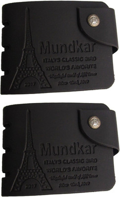 

Peacock Mundkar Boys Black Artificial Leather Wallet(5 Card Slots)