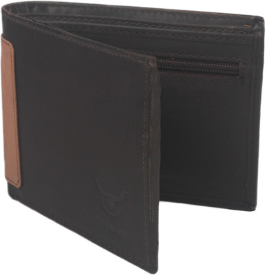

Hidelink Men Black Genuine Leather Wallet(6 Card Slots)