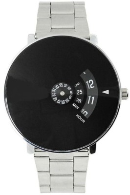 keepkart New Black Dial Stainless Still Strap For Couple And Boys And Girls Watch  - For Men & Women   Watches  (Keepkart)