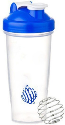

ReTrack Transparent Loop Top Protien-Shaker With Blender Ball 700 ml Shaker(Pack of 1, Blue)
