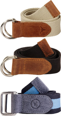 

hidekraft Men & Women Casual Khaki, Brown, Blue Genuine Leather Belt, Blue;brown;khaki