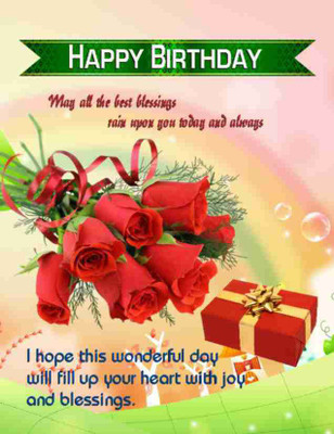 

E-Gift Mart Birthday Greeting Card(Multicolor, Pack of 1)