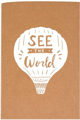 

The Crazy Me A5 Diary(See The World Brown & White, Brown)