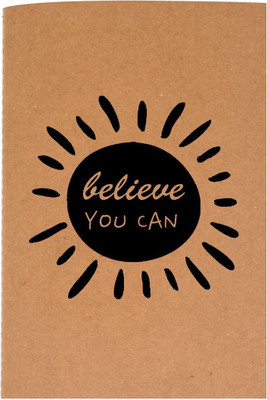 

The Crazy Me A5 Diary(Believe You can Black & Brown, Black)