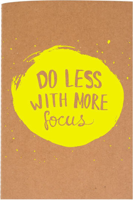 

The Crazy Me A5 Diary(Do Less With More Focus Brown, Brown)