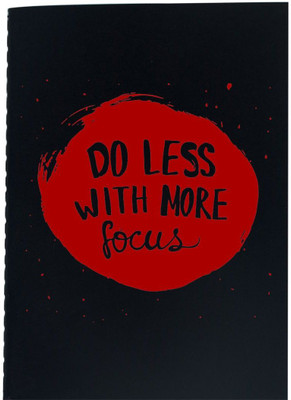 

The Crazy Me A5 Diary(Do Less With More Focus Black, Black)
