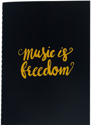 

The Crazy Me A6 Diary(Music is Freedom Black, Black)