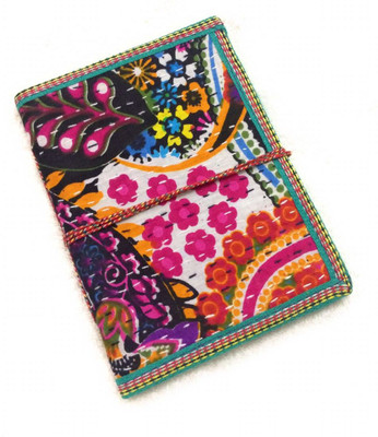 

Safar A5 Diary(Handmade recycled unruled sheets, Multicolor)