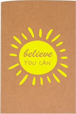 

The Crazy Me A5 Diary(Believe You can Yellow & Brown, Brown)