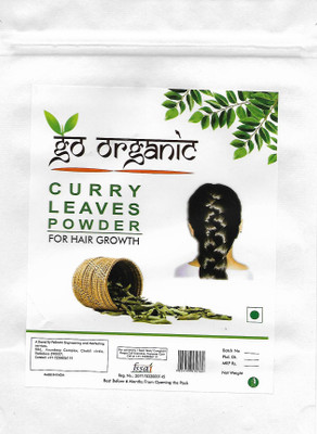 

Go Organic Curry Leaves Powder To Grow Long, Strong And Shiny Hair -200 g(200 g)