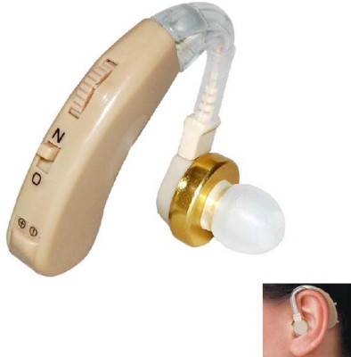 NSC Sound Enhancement Wired Box F138 with 6 German Batteries In the Ear Hearing Aid(Beige)