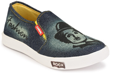 

Trilokani Boys Slip on Loafers(Brown, Darkblue