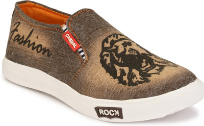 

Trilokani Boys Slip on Loafers(Brown