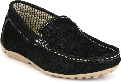 

Trilokani Boys Slip on Loafers(Black