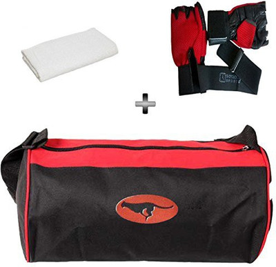 

5 O'Clock Sports Gym Bag , Gym Gloves and Gym Towel Combo Pack For Men|Women A Must Have Gym Bag Combo Kit For Boy's Girl's Fitness . Gym & Fitness Kit