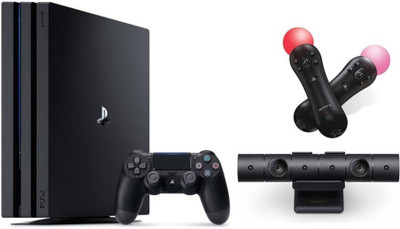 

Sony Pro One TB with Camera and twin move Motion Controller(Black, For PS4)
