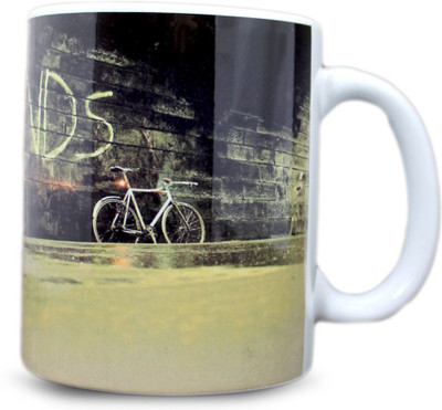

Juvixbuy My Friend Coffee Ceramic Mug(325 ml), Multicolor