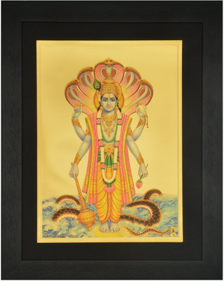 

R S Exports Lord Vishnu Photo Frame ( 42 cm x 33 cm x 1.5 cm ) / Photo Frames For Posters and Thanksgiving Wall Decorations / vishnu harinarayan hari narayana balaji perumal venkateswara Art work for Paintings and Wall Stickers / God Gods and Goddess Phot