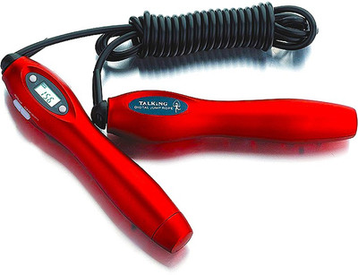 

OVO Talking Digital Jump Rope Unique Voice Announcement during Workout Freestyle Skipping Rope(Red, Length: 813 cm)