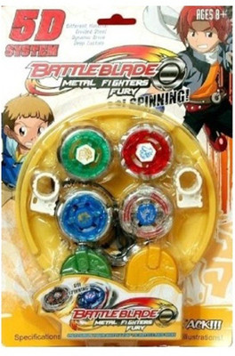 Mahvi Toys 5D System Battle Blade Metal Fighter Fury(Multicolor)