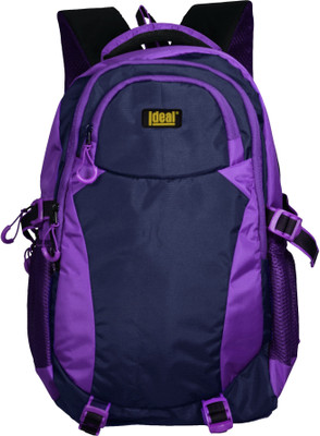Ideal Litres 35 L Laptop Backpack(Purple, Black)