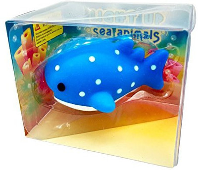 

Rittle Cute Whale Shark, Light-up Sea Animal Bath Toy Bath Toy(Blue)