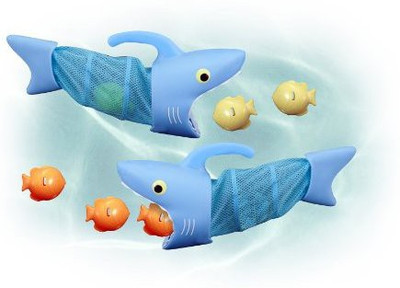 

Melissa & Doug Sunny Patch Spark Shark Fish Hunt Pool Game Bath Toy(Multicolor)