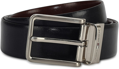 

Tommy Hilfiger Men Formal Black, Brown Genuine Leather Reversible Belt