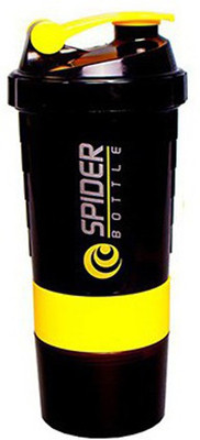 

Cp Bigbasket Spider Bottle 500 ml Shaker(Pack of 1, Yellow)