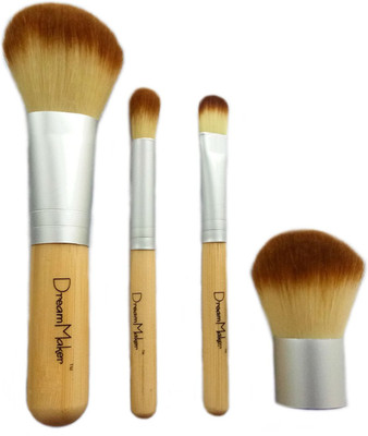 

Dream Maker 4 Piece Bamboo Makeup Brush Set(Pack of 4)