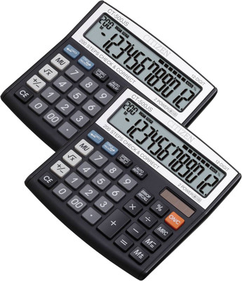 

Citizen |Pack of 2| CT-500Js Stealodeal |Pack of 2| CT-500JS Basic Calculator(12 Digit)