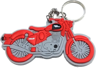 

Techpro Red Royal Enfield singlesided Key Chain(Multicolor)