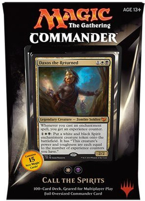 

Magic: the Gathering MTG Commander 2015 Edition Magic The Gathering - Call The Spirits White Black Deck New Sealed(Multicolor)