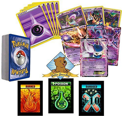 

GoldenGroundhog Assorted Pokemon Card Pack Lot - All Psychic Type Pokemon! With Random Bonus Ultra Rare(Multicolor)