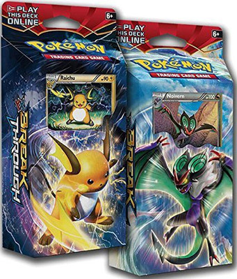

Pokmon Both XyBreakthrough Theme Decks Raichu & Noivern Tcg English Card Game(Multicolor)
