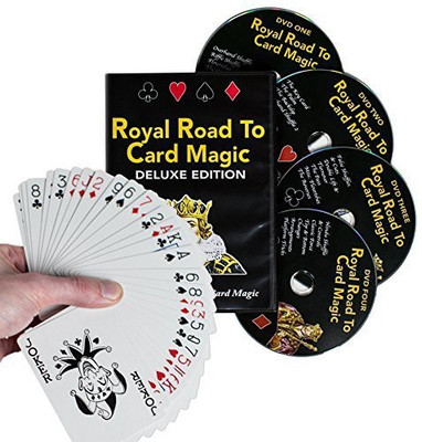 

Magic Makers Royal Road to Card Deluxe - Complete Set with DVD and Delands Marked Deck(Multicolor)