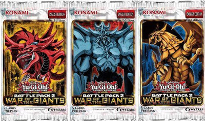 

Konami YuGiOh Battle Pack War of the Giants Booster Pack(Multicolor)